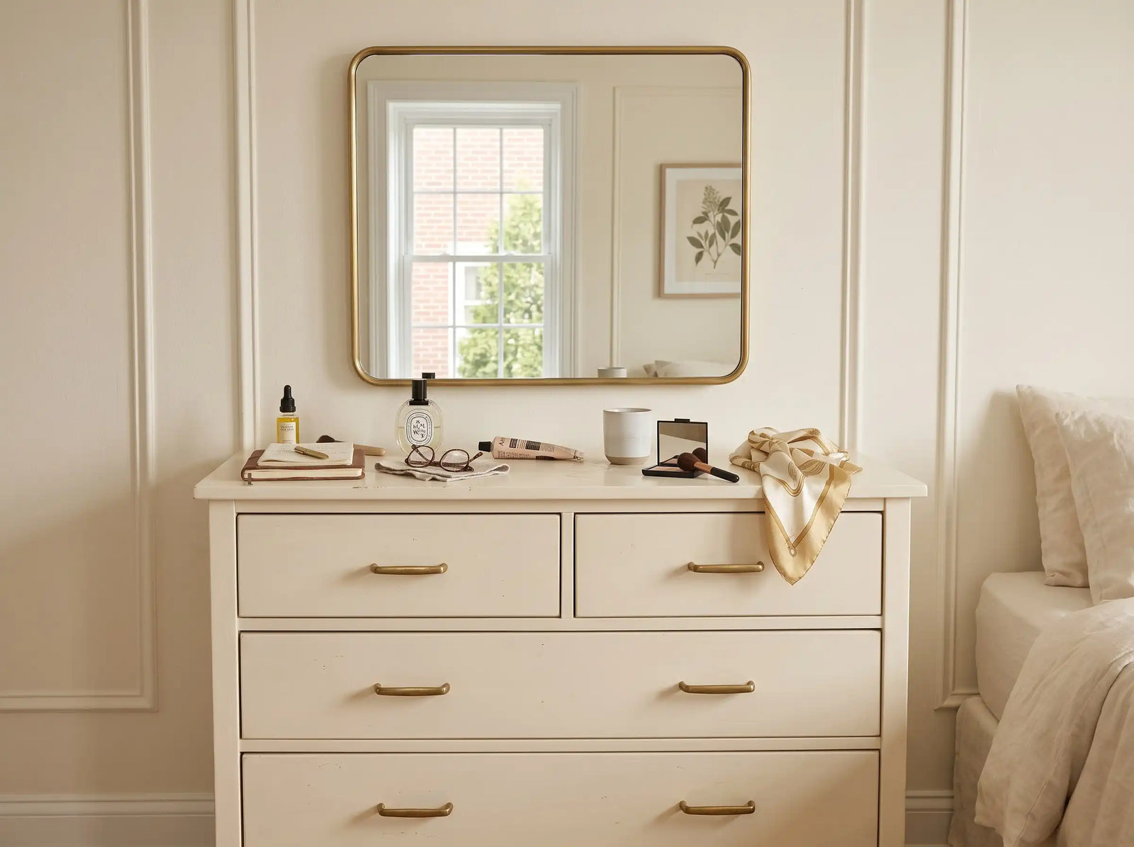 Bedroom dresser before adding The Celeste