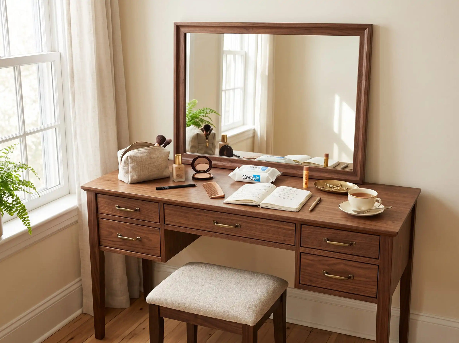 Bedroom Dresser before adding The Orchid Muse, scene 4