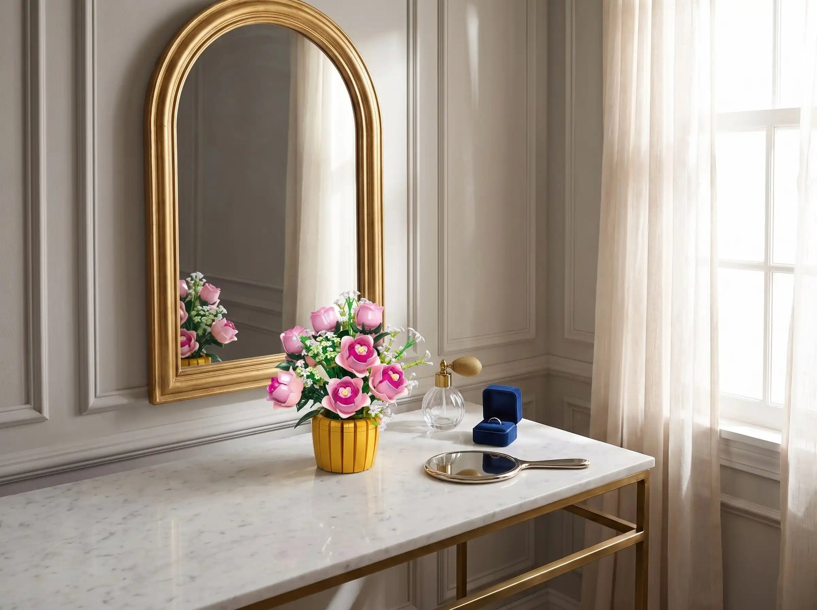 The Blush Atelier displayed on a vanity, scene 4