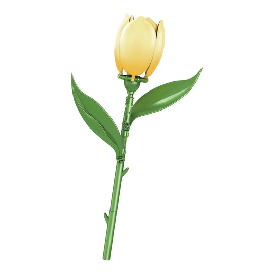 The Golden Morning Tulip single-stem building flower by Momantee