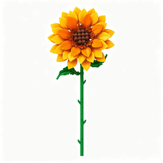 The Golden Hour Sunflower single-stem building flower by Momantee