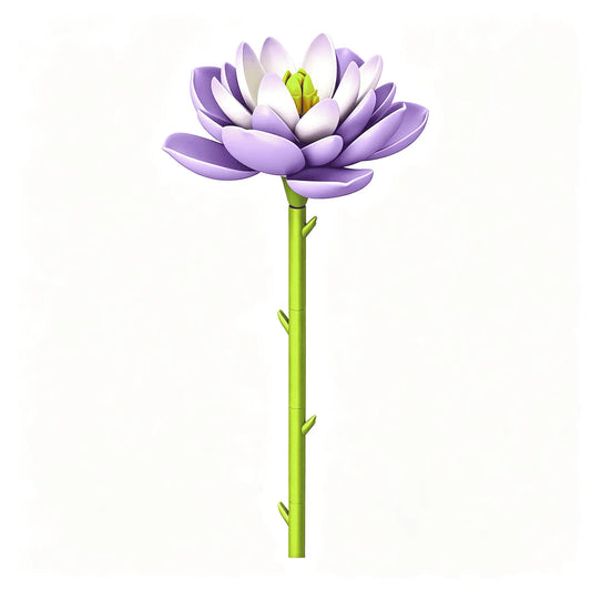 The Still Water Lily Water Lily single-stem building flower by Momantee
