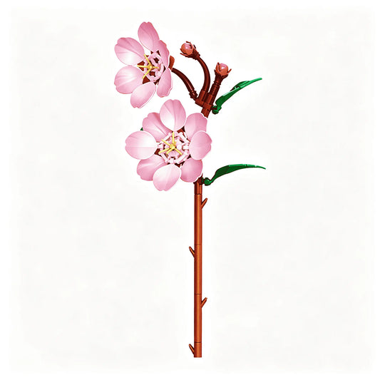 The Cascading Blossom Weeping Crabapple Blossom single-stem building flower by Momantee