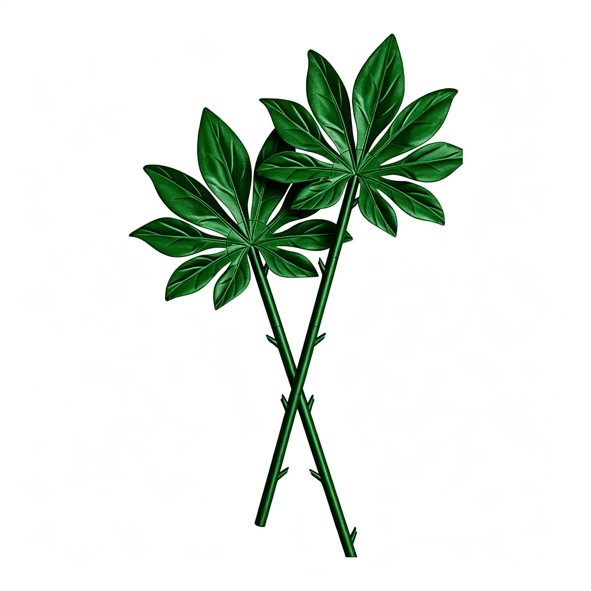 The Verdant Fatsia Fatsia single-stem building flower by Momantee